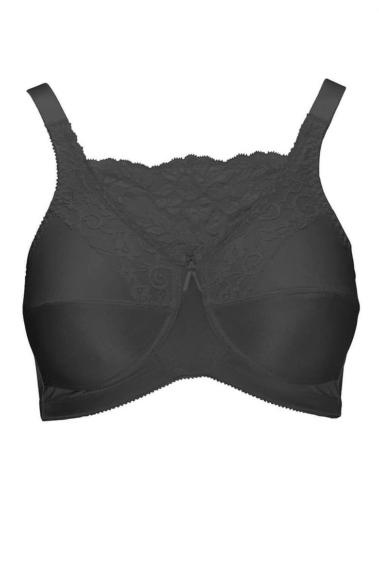 Jessica Camisole Mastectomy Bra - Black