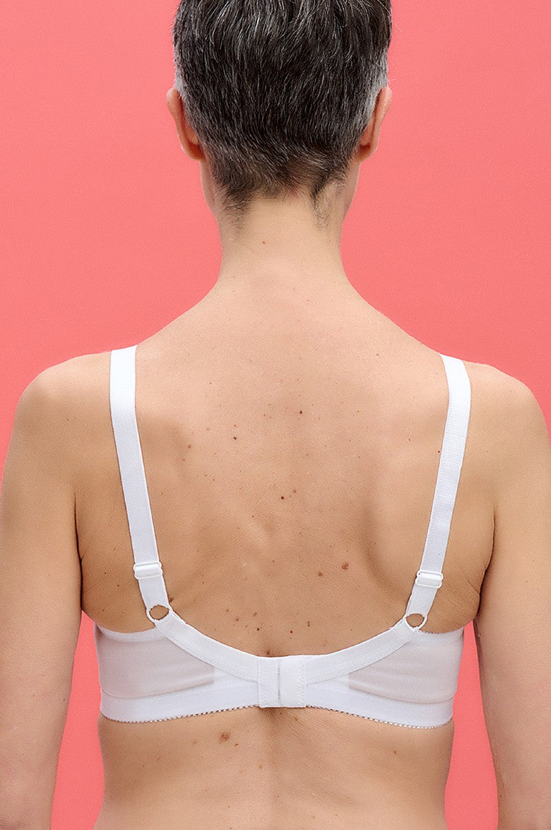 Jessica Camisole Mastectomy Bra - White