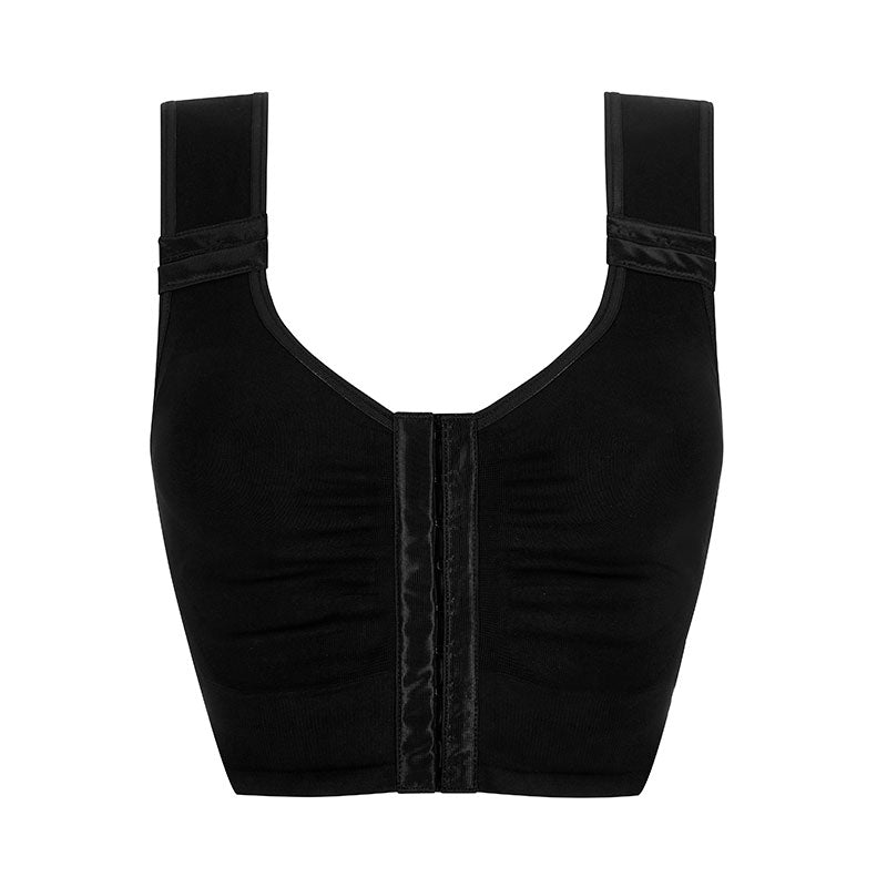 Lymph Flow Long Front Closure Soft Mastectomy Bra