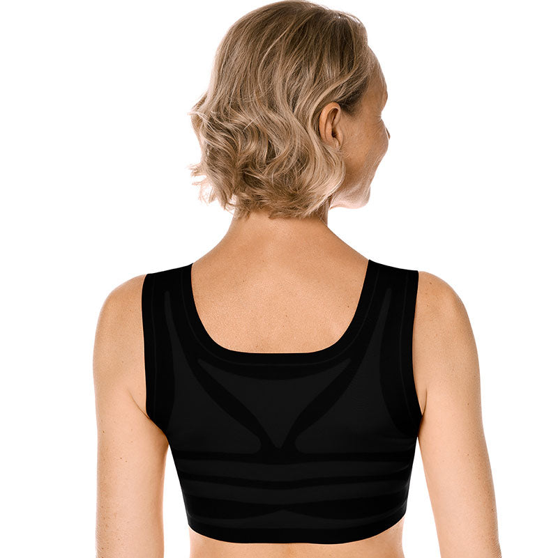 Lymph Flow Front Closure Soft Mastectomy Bra