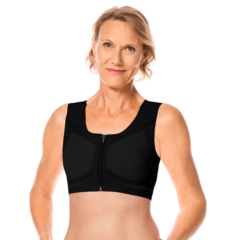Lymph Flow Front Closure Soft Mastectomy Bra