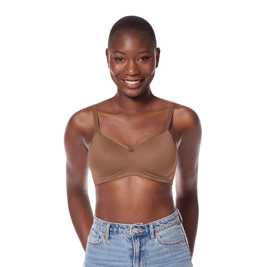 Mara Padded Wire-free Mastectomy Bra - Mocha