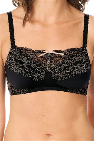 Alina SC Mastectomy Bra - Black/Sand