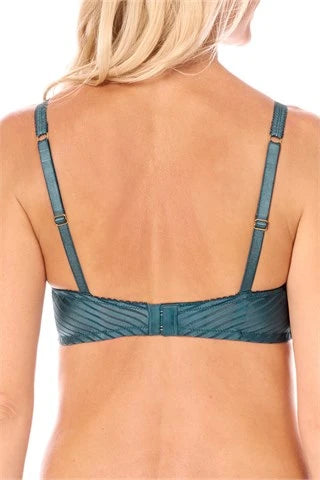 Karolina SC Mastectomy Bra - Dark Teal/Sand