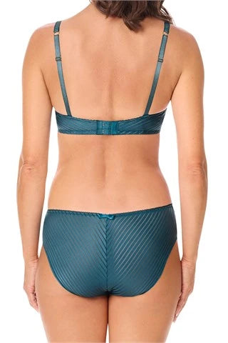 Karolina SC Wired Mastectomy Bra - Dark Teal/Sand