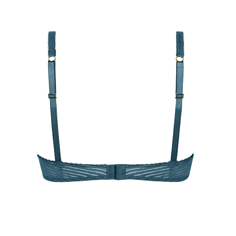 Karolina SC Wired Mastectomy Bra - Dark Teal/Sand