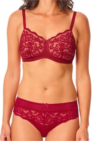 Kyra Padded Mastectomy Bra - Chili