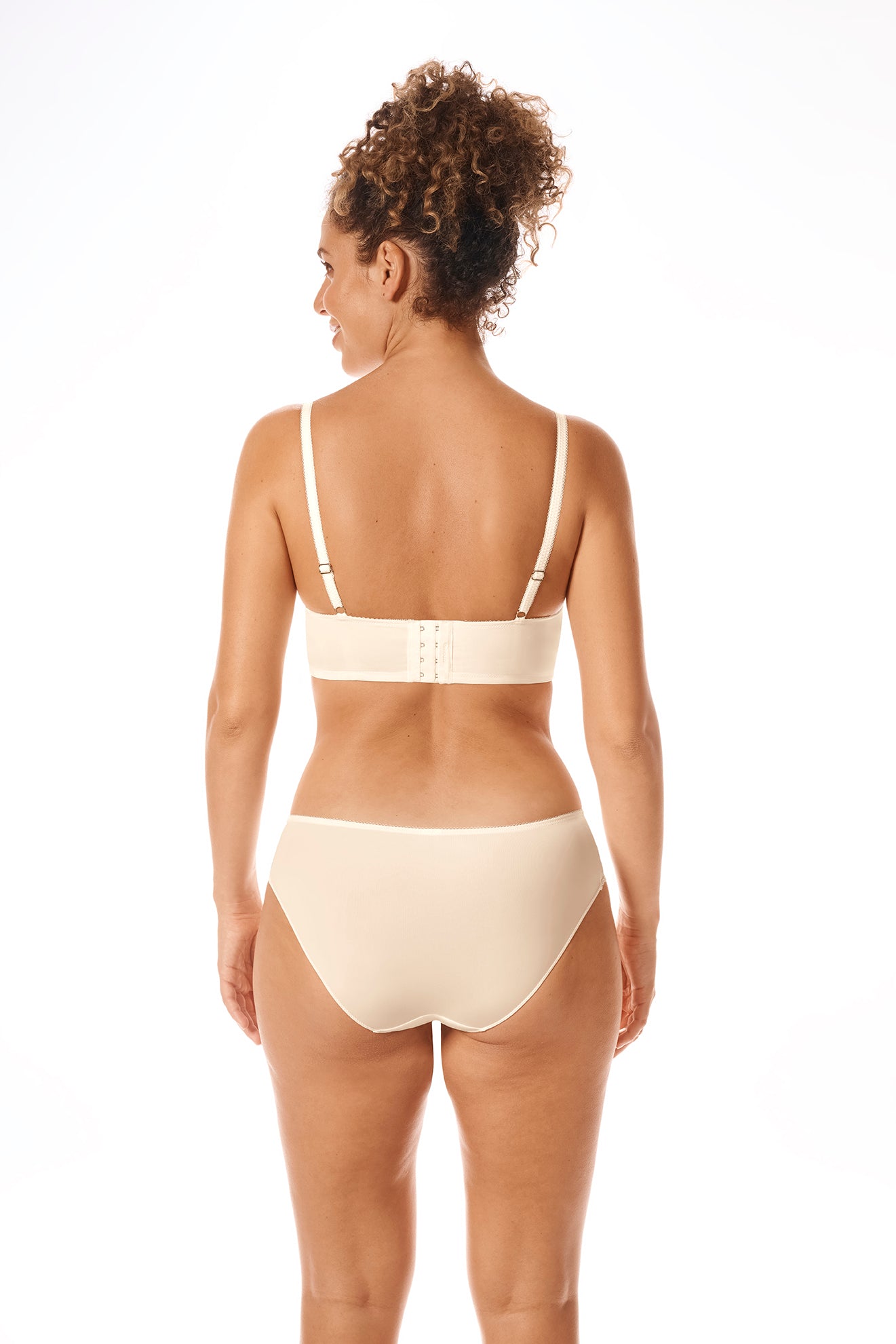 Kyra Wire-free Padded Mastectomy Bra - White / Sand