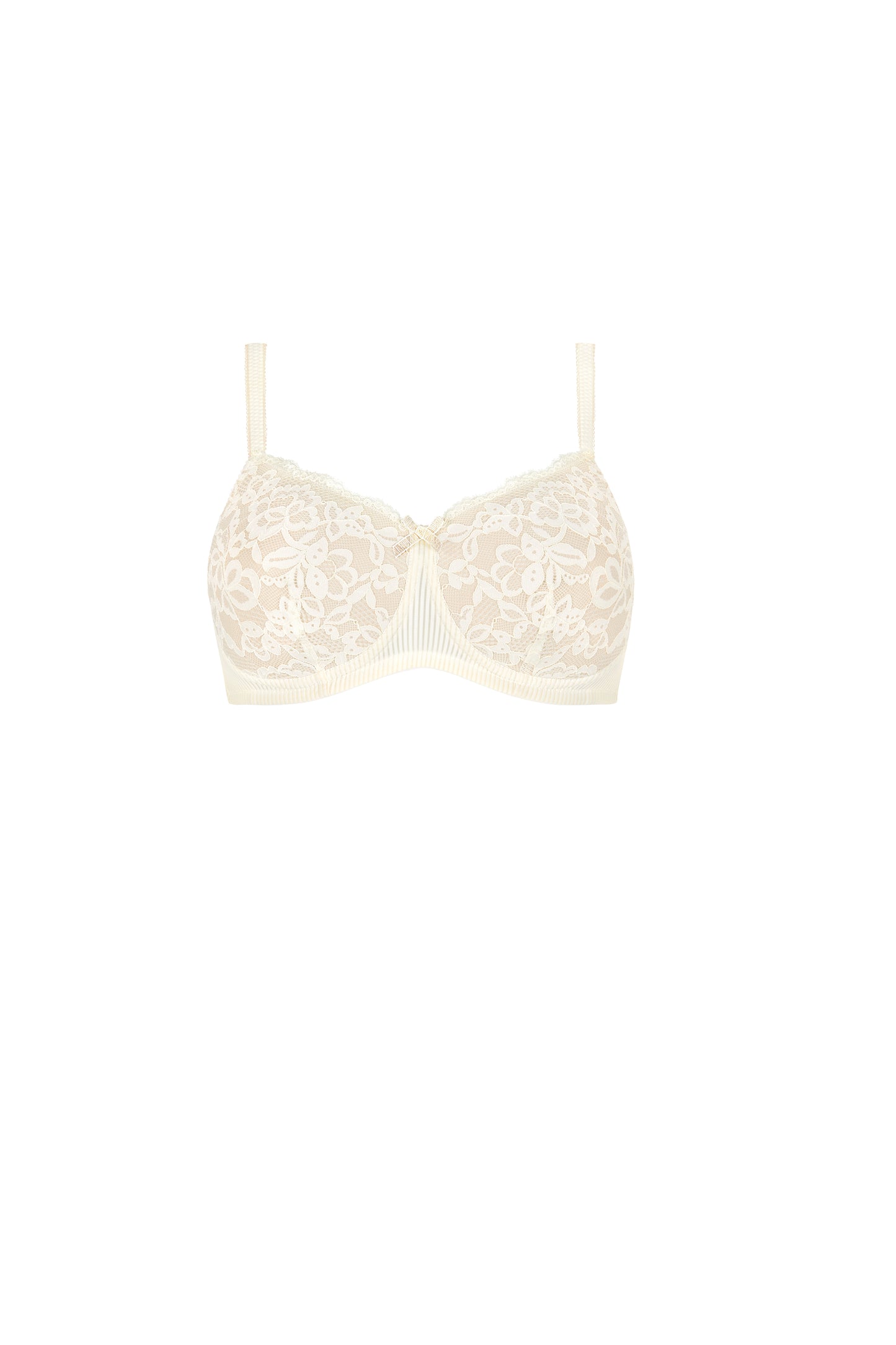 Kyra Wire-free Padded Mastectomy Bra - White / Sand