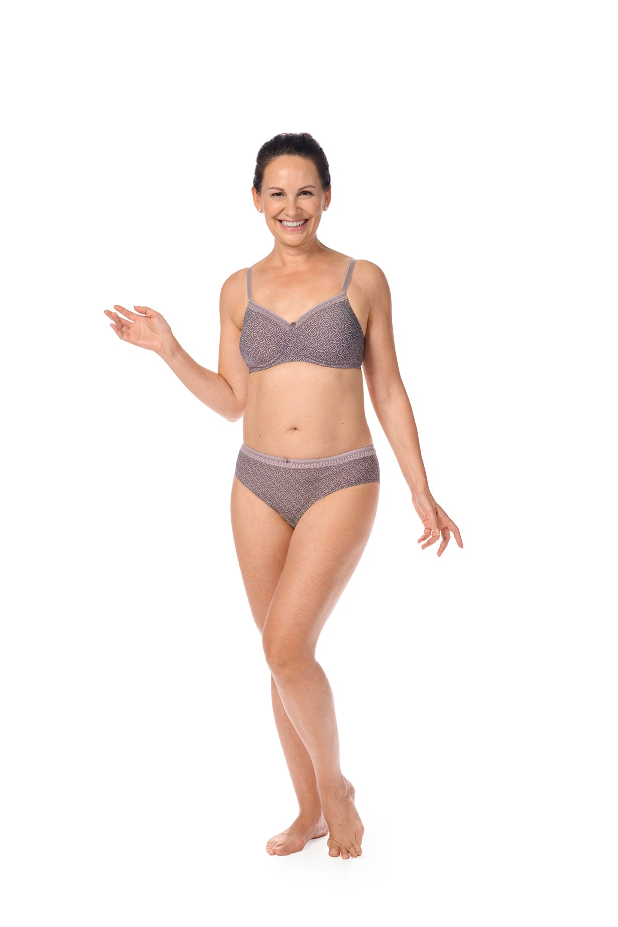 Liz Panty - Mauve/Multi