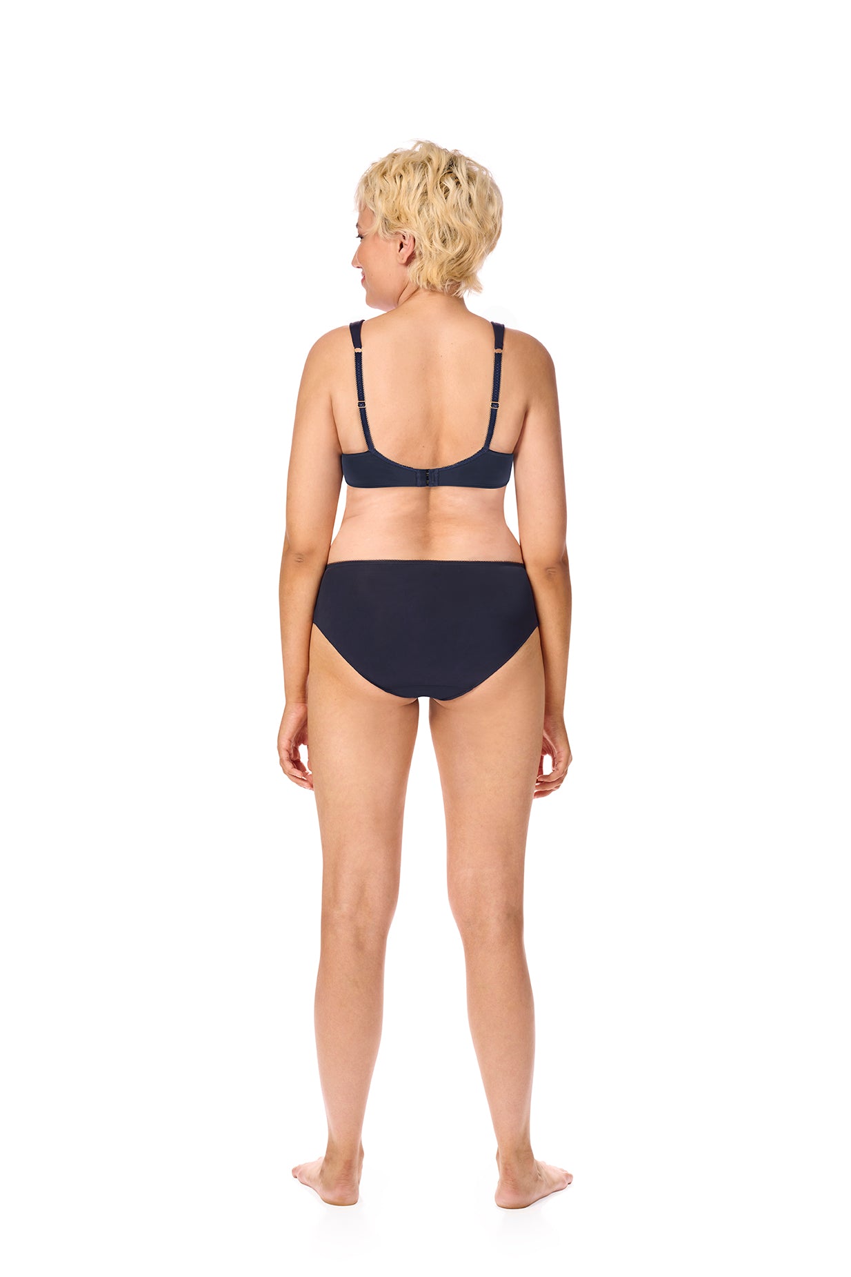 Kyra Underwired Bra - Dark Blue/Sand