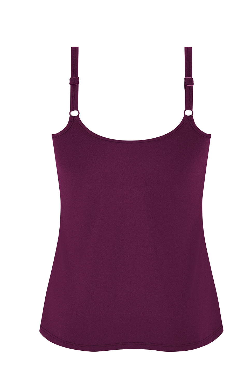 Valletta Mastectomy Top - Dark Berry