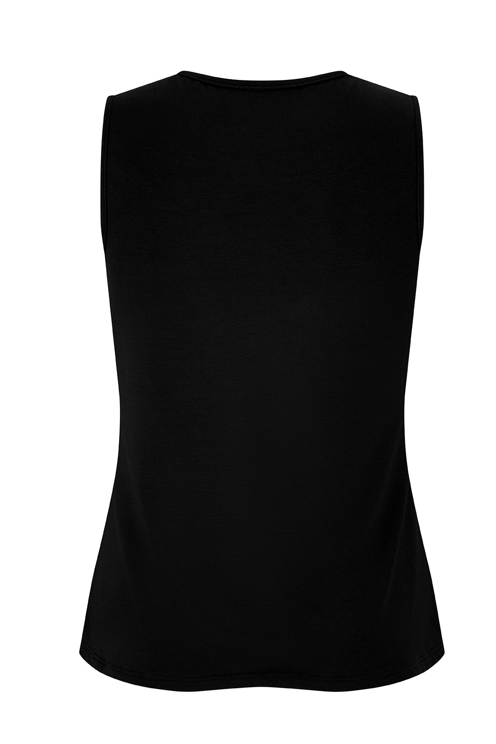 Velvet Lace Mastectomy Top - Black