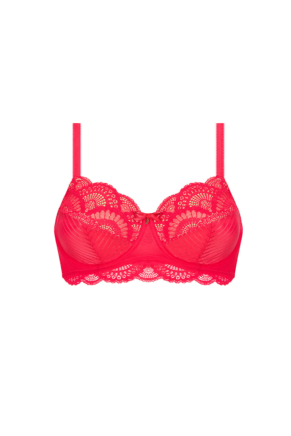 Karolina Wired Mastectomy Bra - Hot Pink / Sand