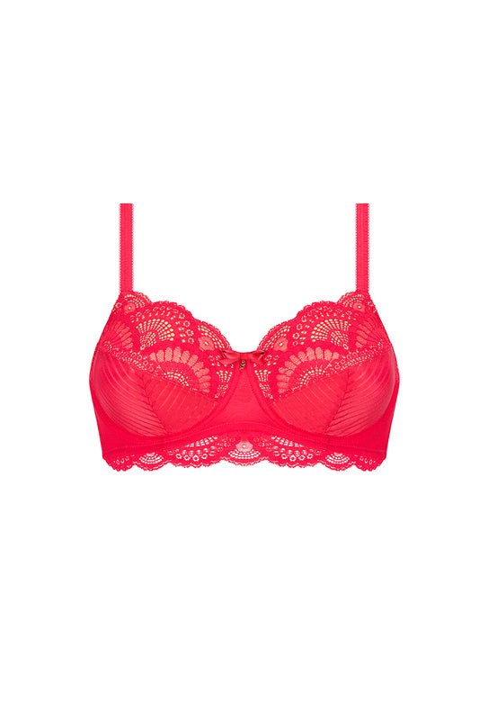 Karolina Wired Mastectomy Bra - Hot Pink / Sand
