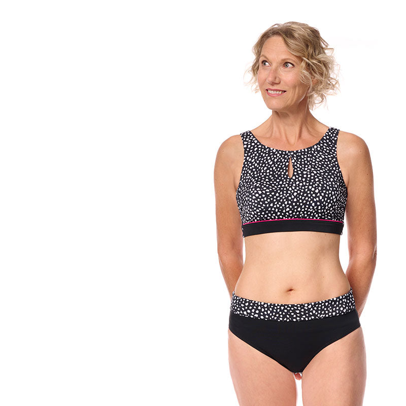 Manila High Neck Mastectomy Bikini Top