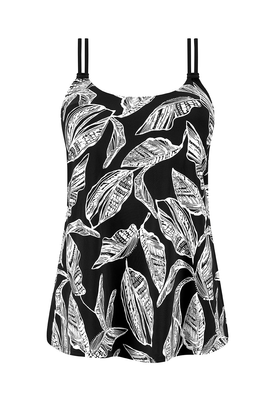 Lanzarote TA Swim Top - Black/White