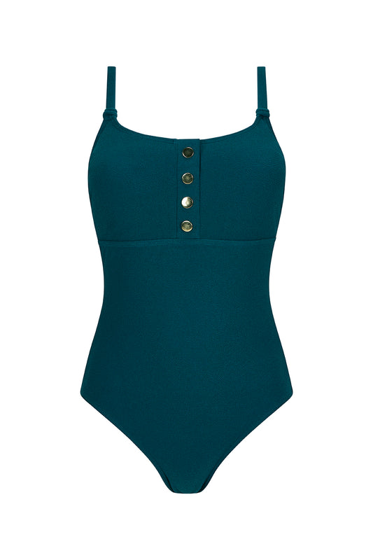 Chile One Piece Swimsuit - Dark Green