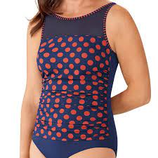 Alabama Half-Bodice High-Neckline Mastectomy Swimsuit