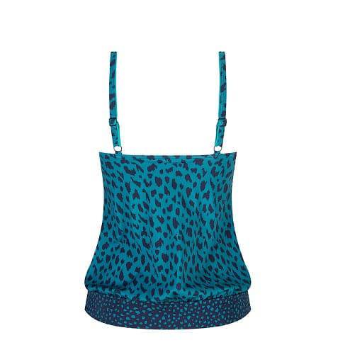 Manila High Waisted Swim Bottom - Teal