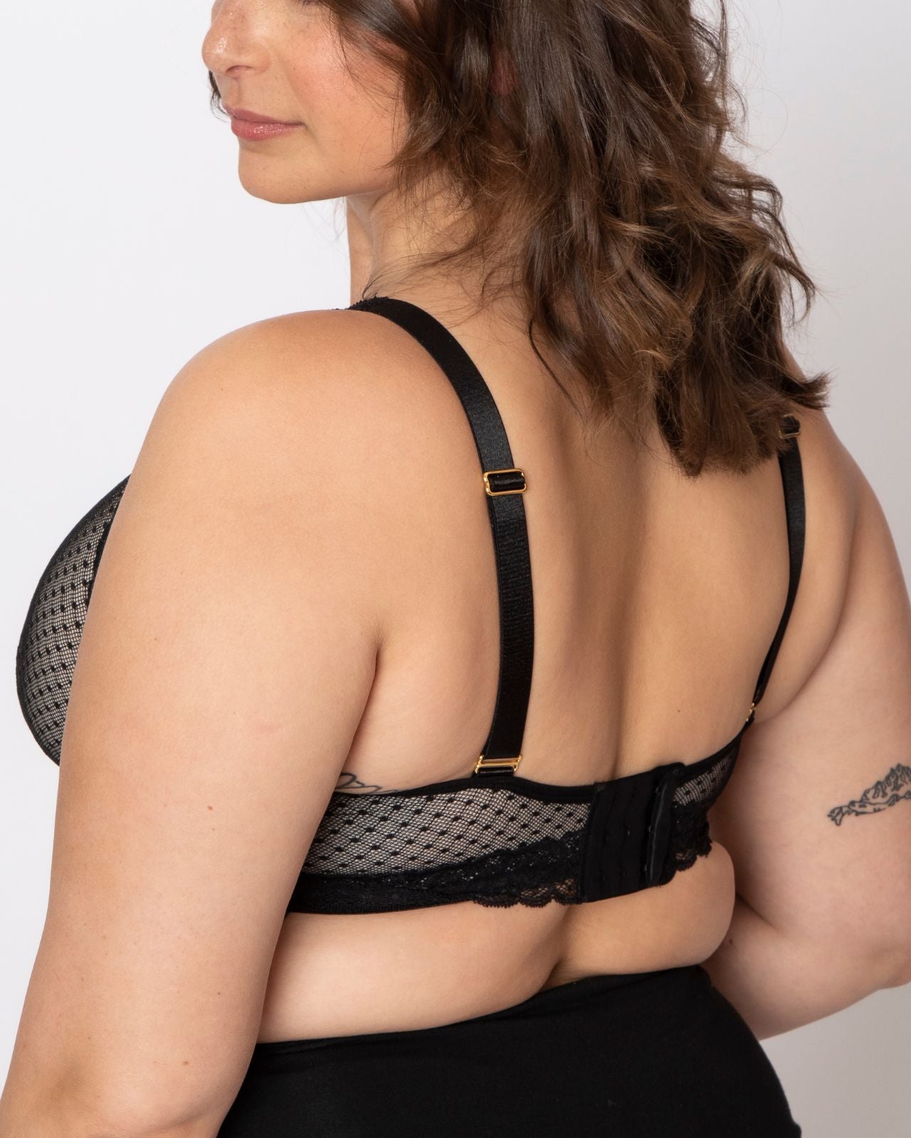 Susan Wrap Front Lace Mastectomy Bralette