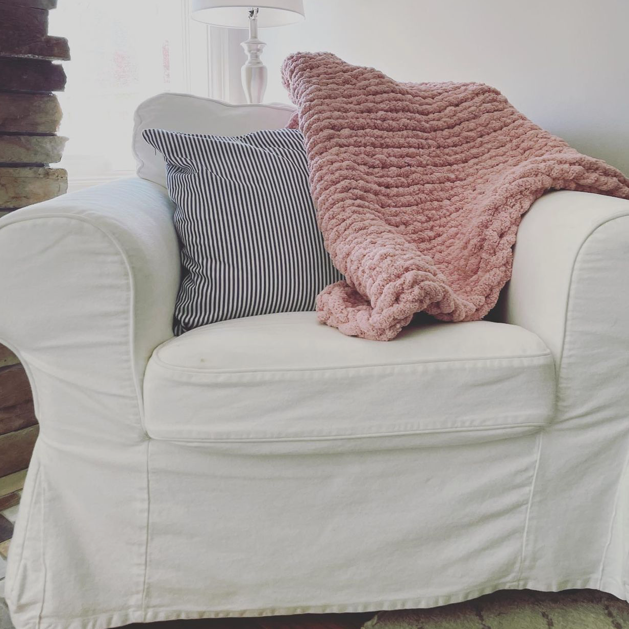 Handmade Chunky Knit Blanket