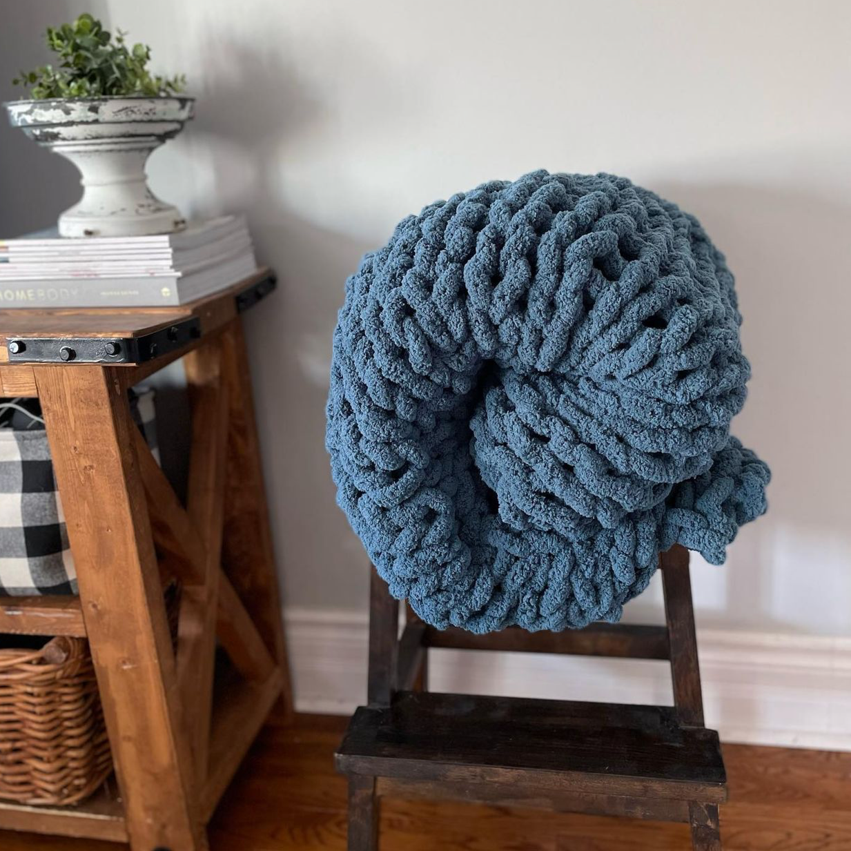 Handmade Chunky Knit Blanket