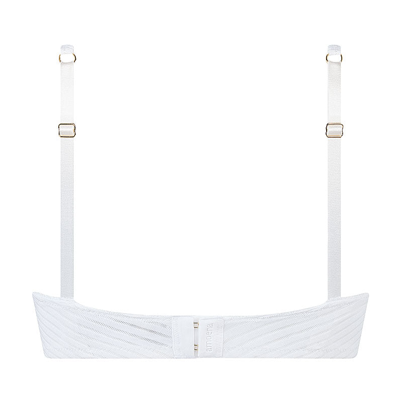 Karolina Padded Mastectomy Bra - White/Light Nude
