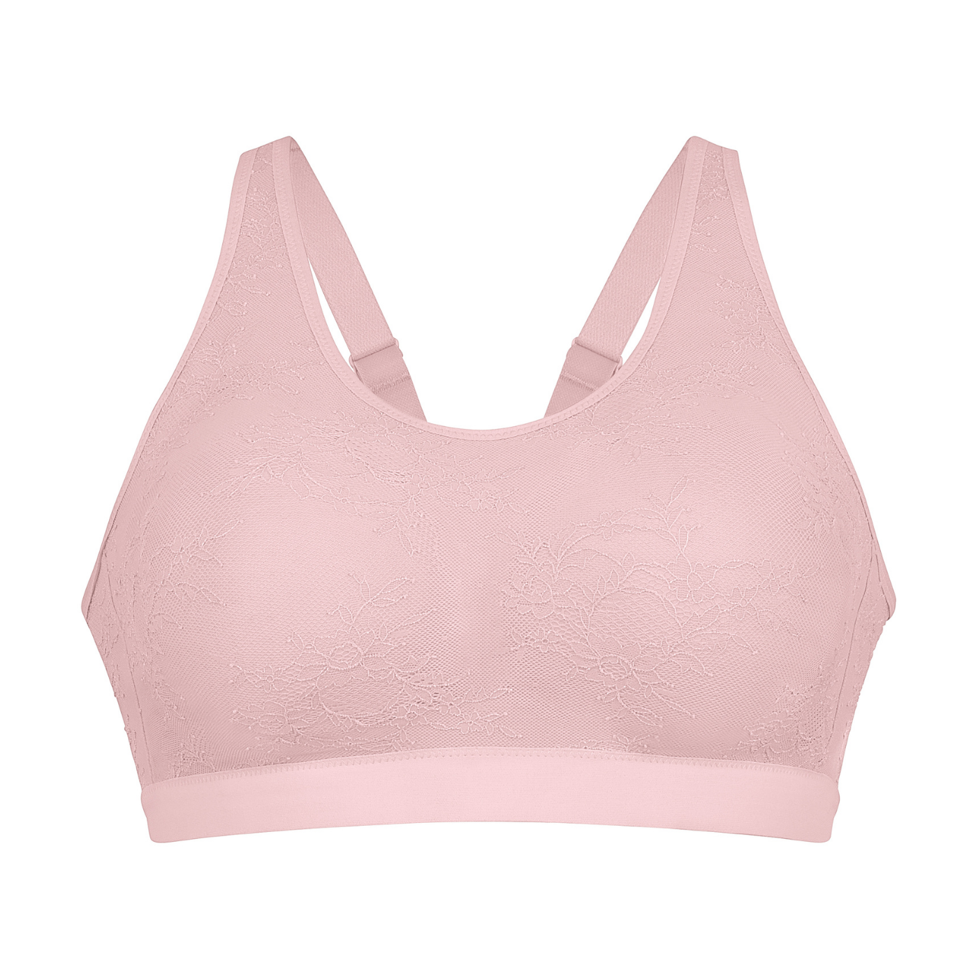 Care Essential Lace Mastectomy Bralette - Rosewood