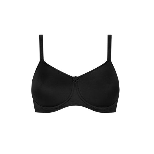 Mara Padded Wire-free Mastectomy Bra - Black