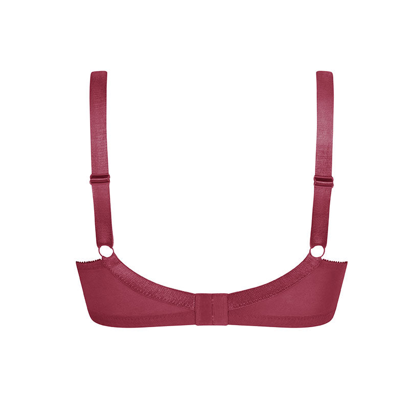 Nancy Wire-Free Mastectomy Bra - Red