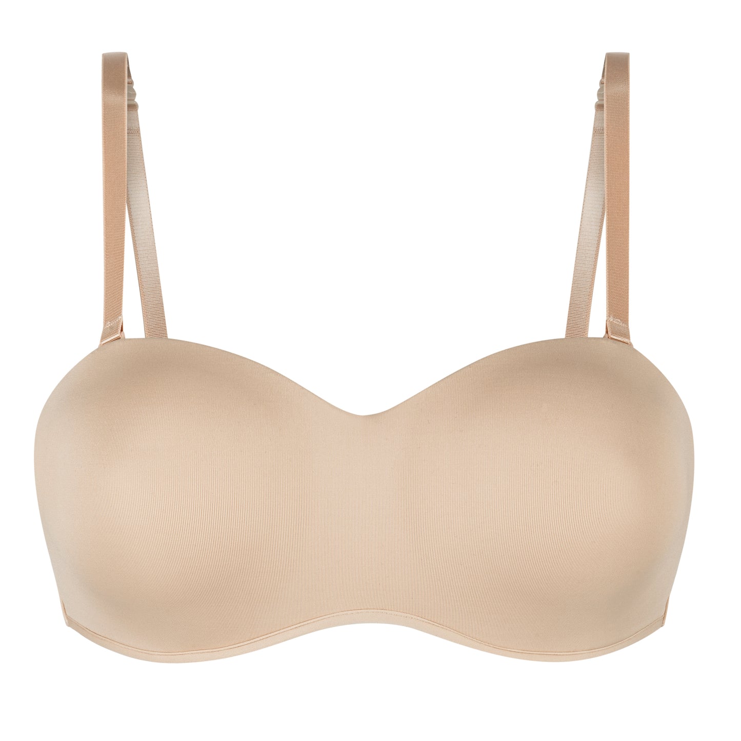 Barbara Strapless Molded Cup Mastectomy Bra - Nude