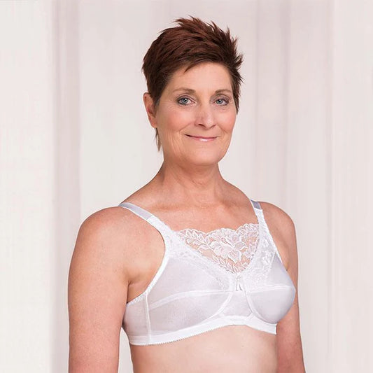 Jessica Camisole Mastectomy Bra - White