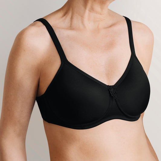 Lara Padded Mastectomy Bra - Black