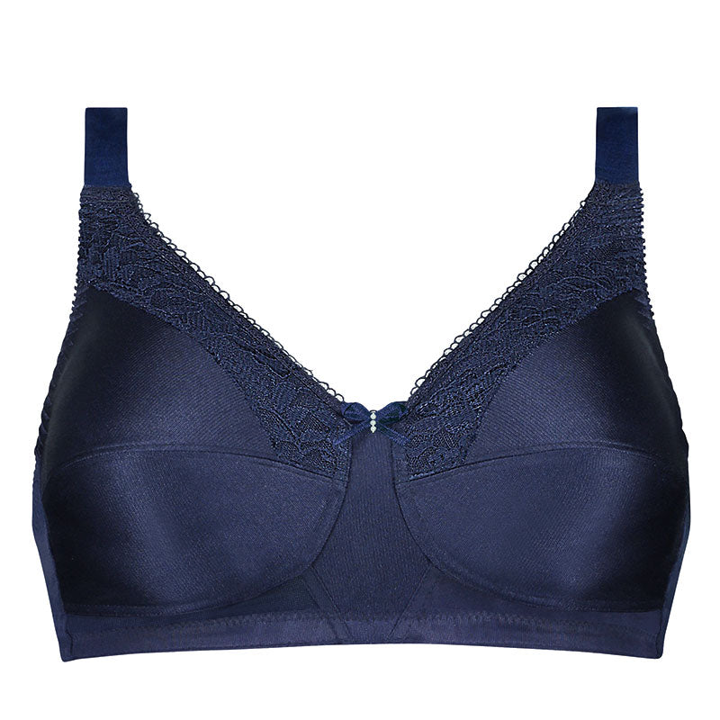 Nancy Wire-Free Mastectomy Bra - Dark Blue