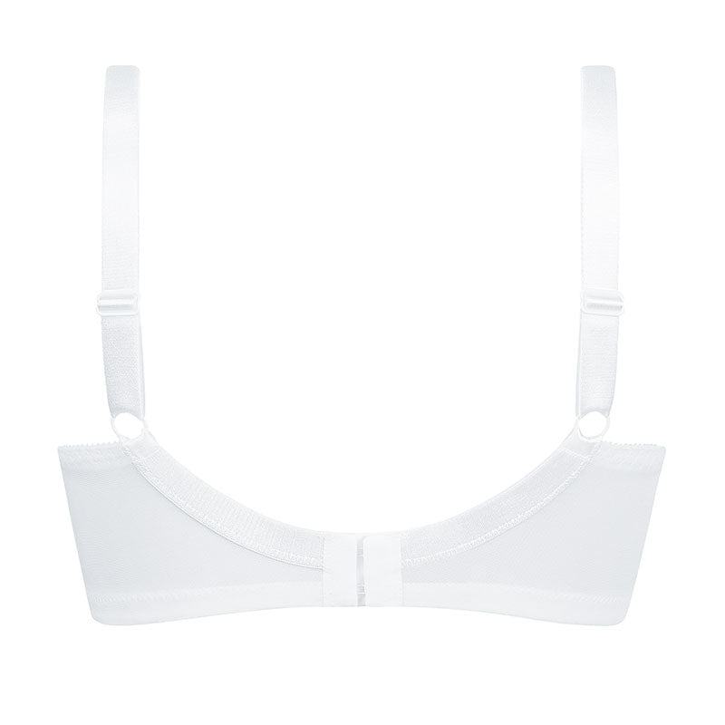 Nancy Wire-Free Mastectomy Bra - White