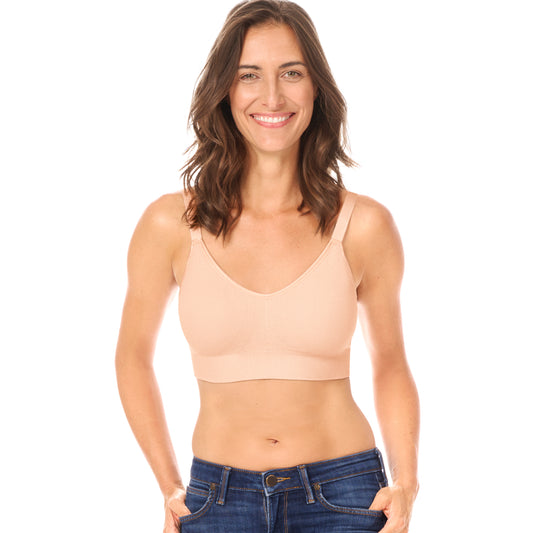 MERSTEYO Mastectomy Bra with Pockets for Crossdresser Breast Forms