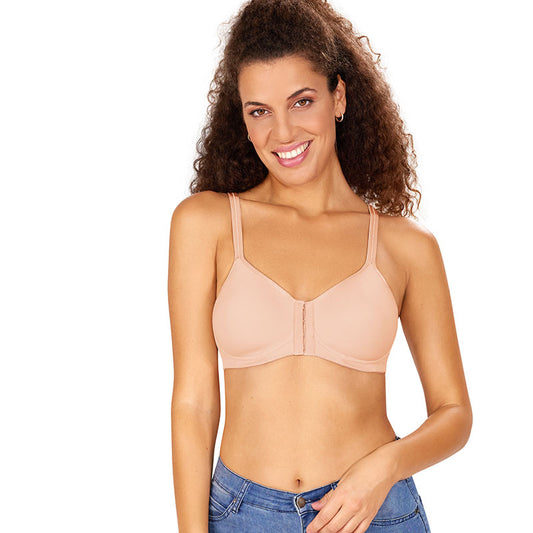 Mara Padded Wire-free Front-Closure Mastectomy Bra