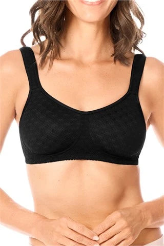  Front-Closure Bra Mastectomy Bra Pocket Bra for Silicone  Breastforms8405 (34A, Black): Clothing, Shoes & Jewelry