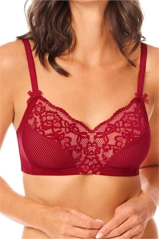 Kyra Soft Cup Mastectomy Bra - Chili