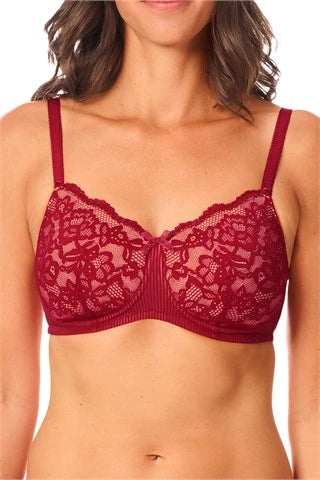 Kyra Padded Mastectomy Bra - Chili