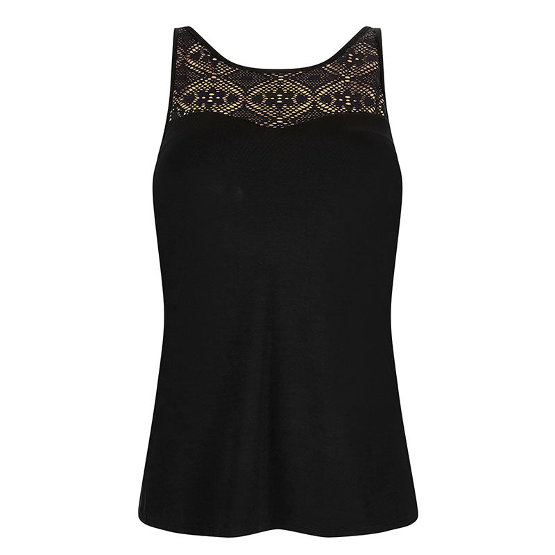 Summer Mastectomy Top - Black