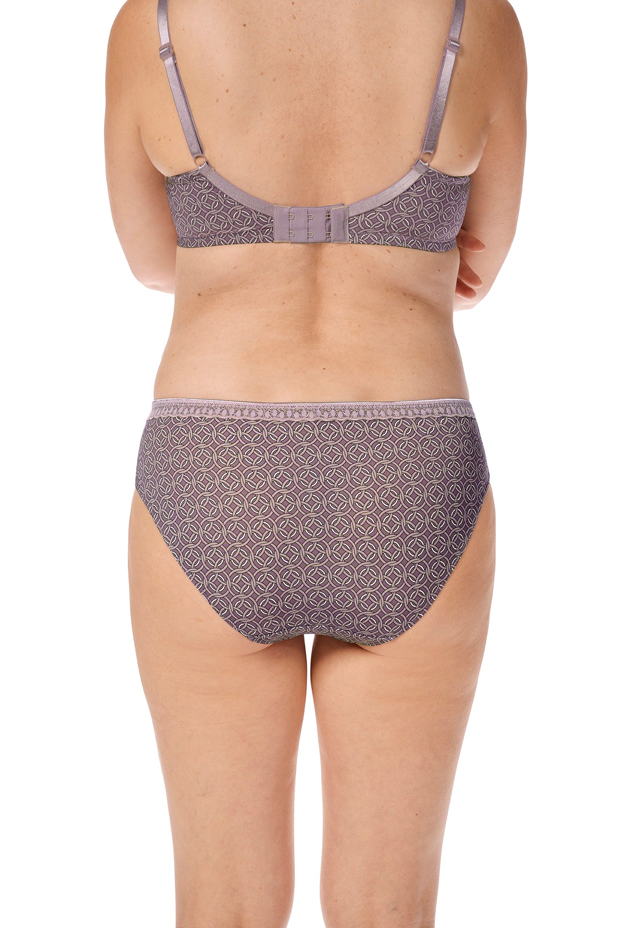 Liz Soft Cup Mastectomy Bra - Mauve/Multi