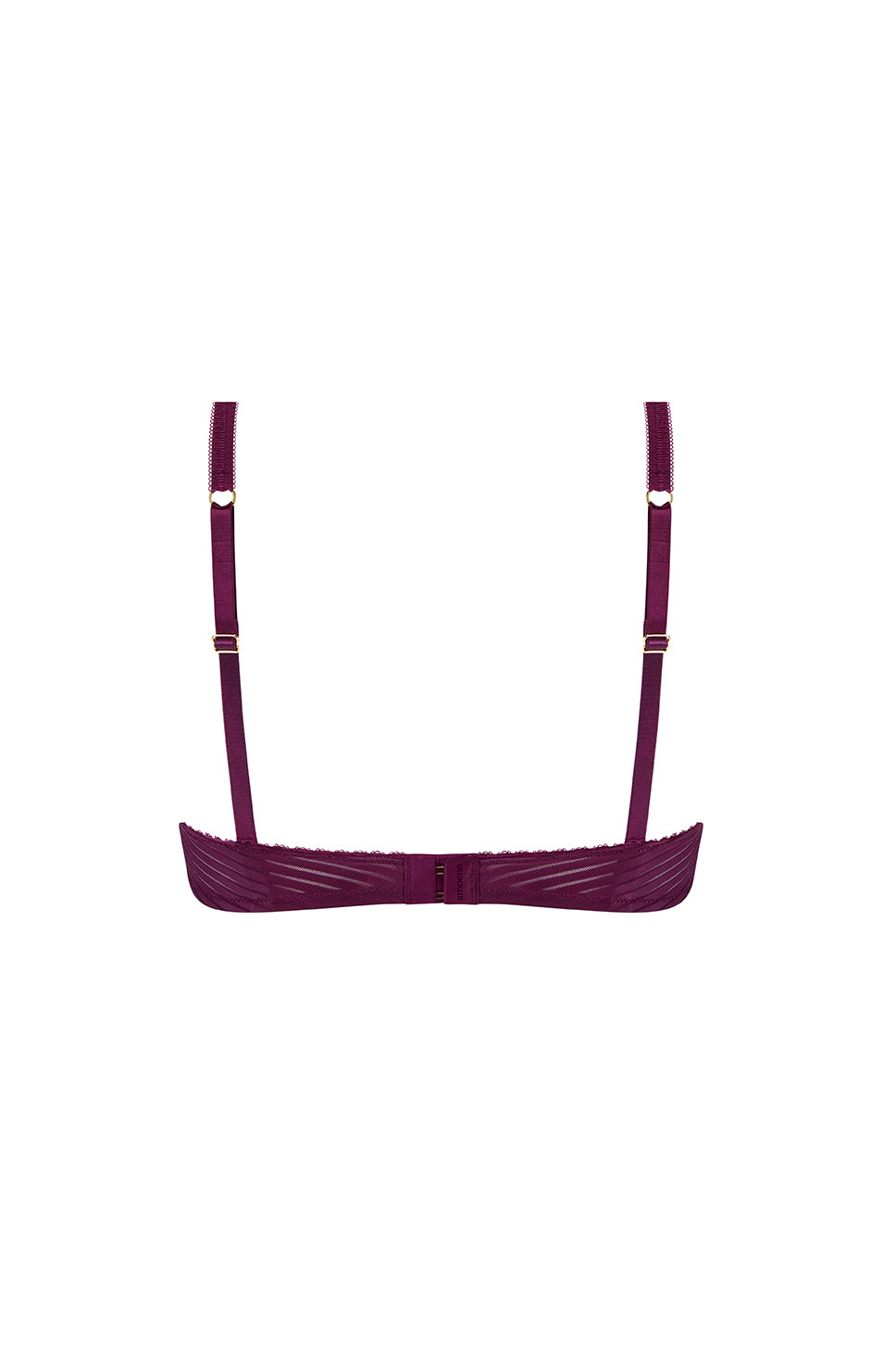 Karolina Padded Mastectomy Bra - Dark Berry/Sand