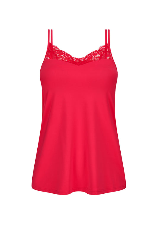 Karolina Mastectomy Top - Hot Pink