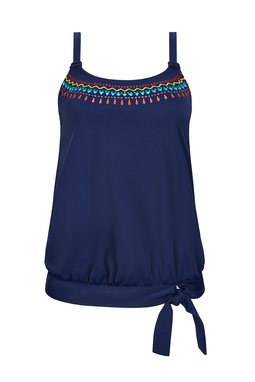 Thassos Blouson Mastectomy Tankini Top