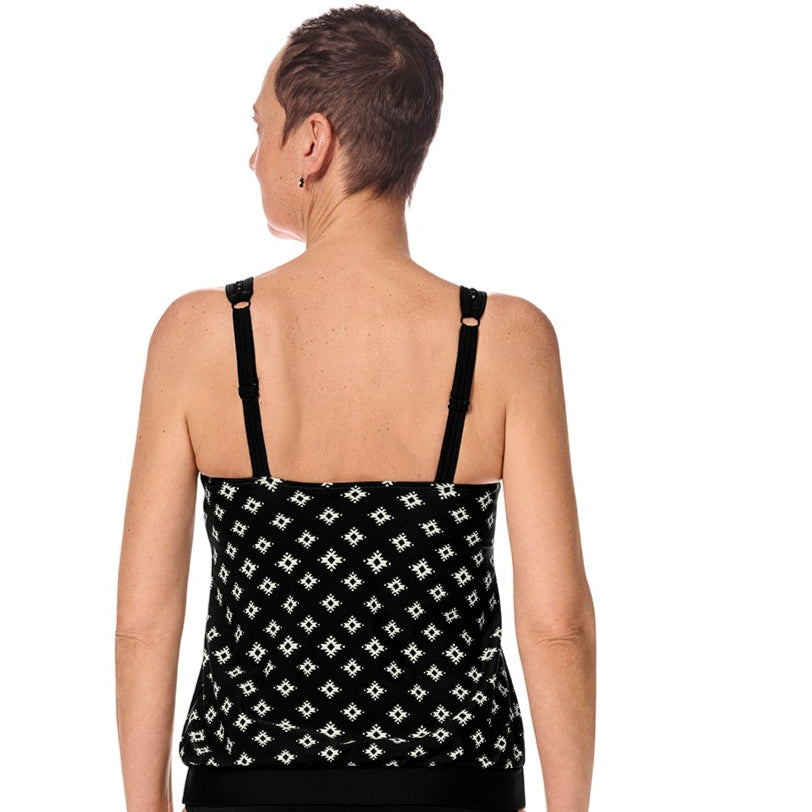 Palermo Blouson Mastectomy Swim Top