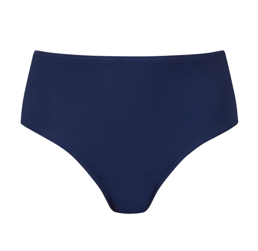 Casoria High-Waist Swim Bottom - Navy