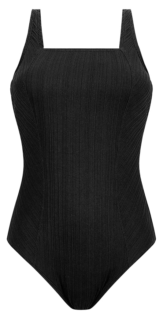Treviso Mastectomy Bra One-Piece Swimsuit - Black