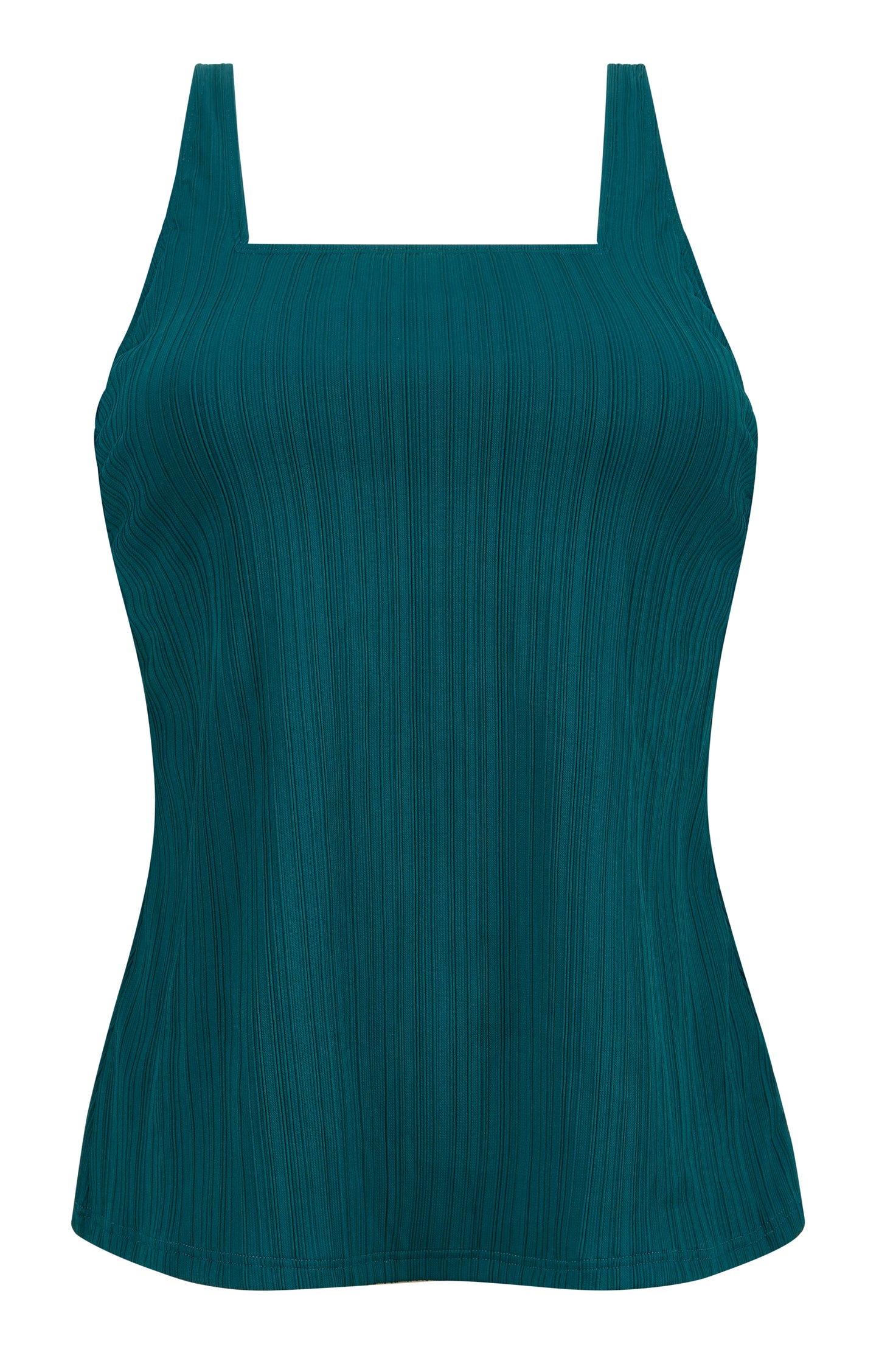Treviso Mastectomy Bra Tankini Top - Deep Emerald